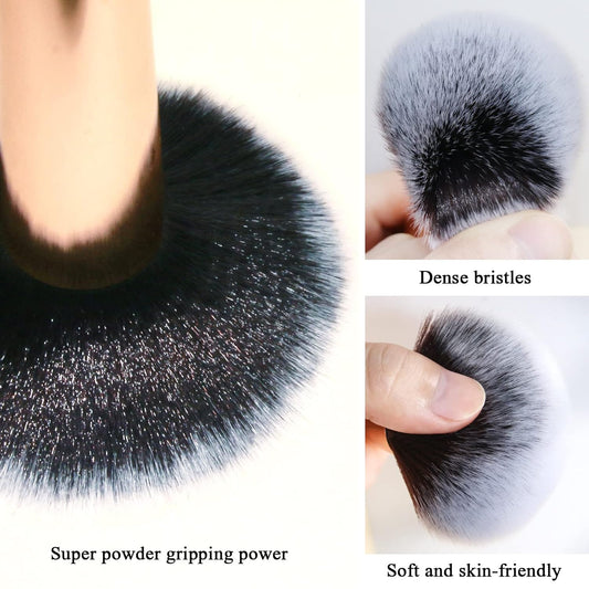 Medivita Make-up Pinselset close-up showcasing soft, dense bristles for flawless makeup application.