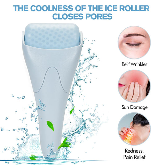 Medivita Gesichtsmassage-Roller aus Amethyst für kühlende Hautpflege und Reduzierung von Falten.