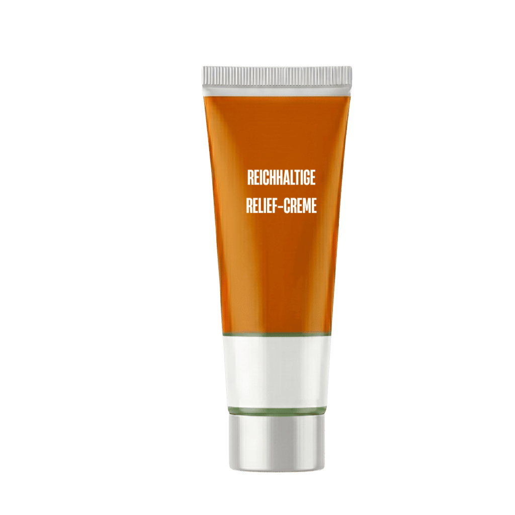 Reichhaltige Relief-Creme in einer stilvollen Tube für hydratisierte und revitalisierte Haut.