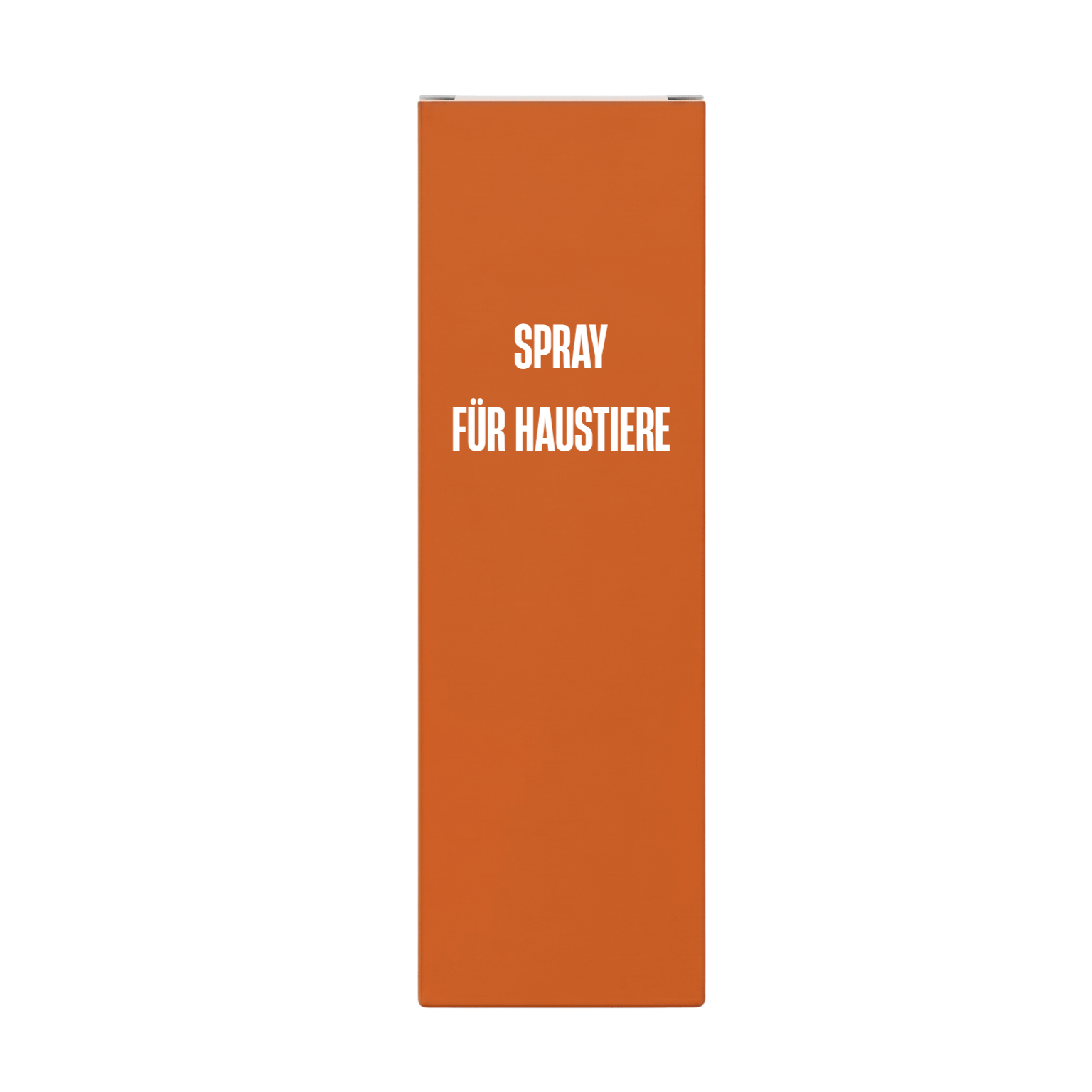 Spray für Haustiere in einer orangefarbenen Verpackung, ideal für die Fellpflege von Haustieren.
