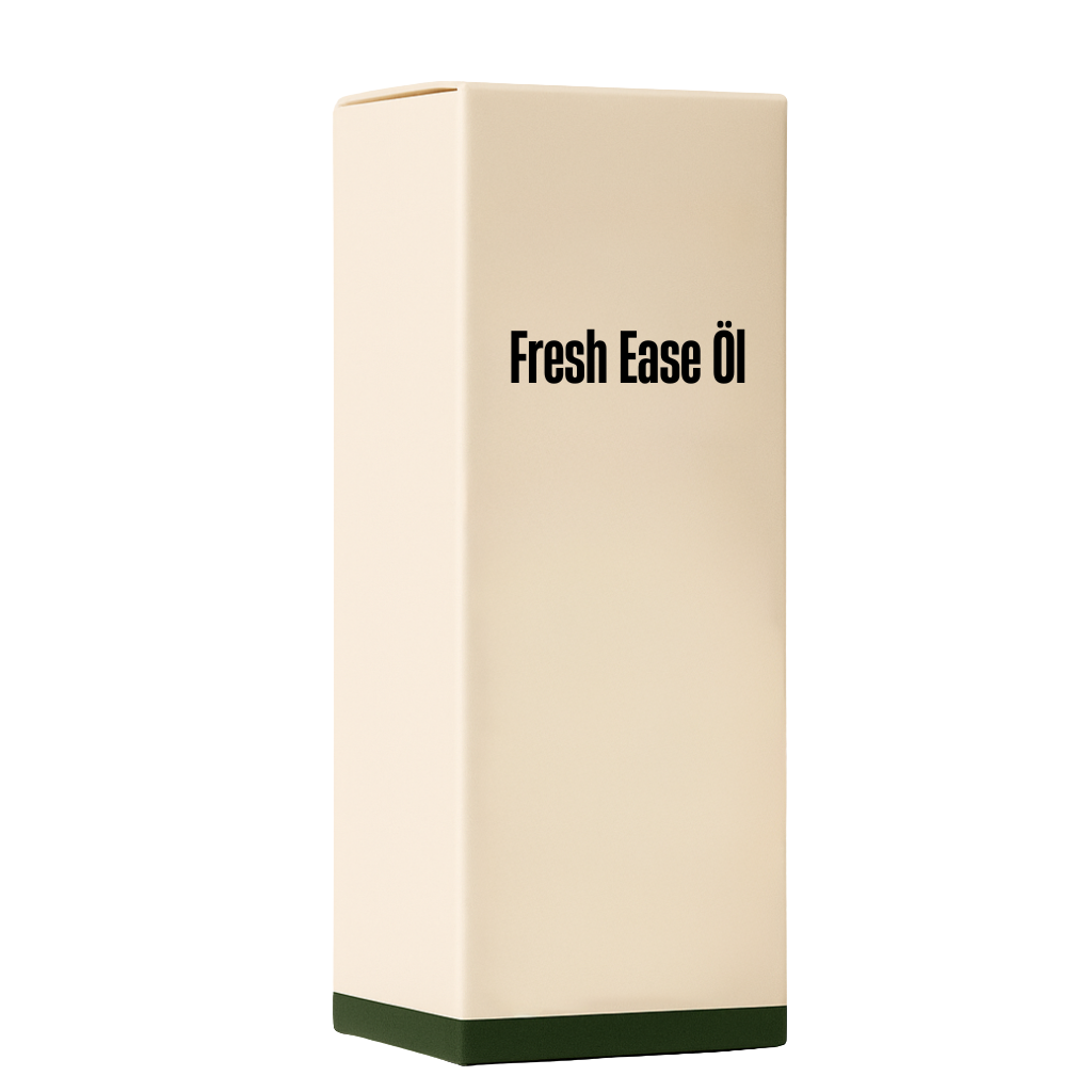 Verpackung des Fresh Ease Öl, einem leichten Beauty-Öl zur täglichen Hautpflege.
