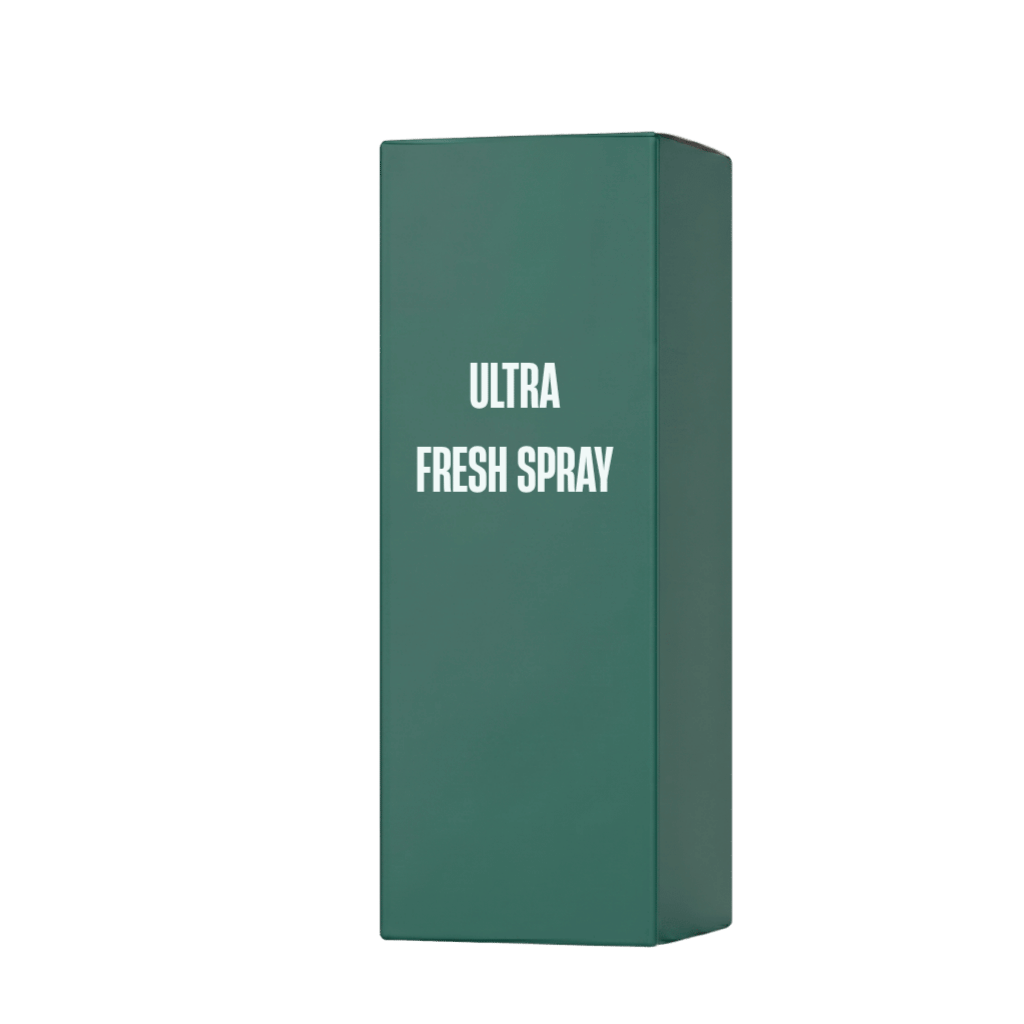 Ultra Frisches Spray packaging showcasing the elegant design for daily skincare routines.