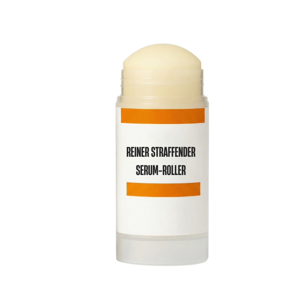 Luxuriöser reiner straffender Serum-Roller in eleganter Verpackung für glattere Haut.