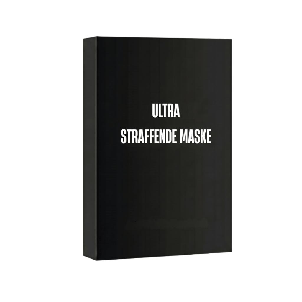 Verpackung der Ultra straffende Maske für ein glatteres Hautbild und frische Ausstrahlung.