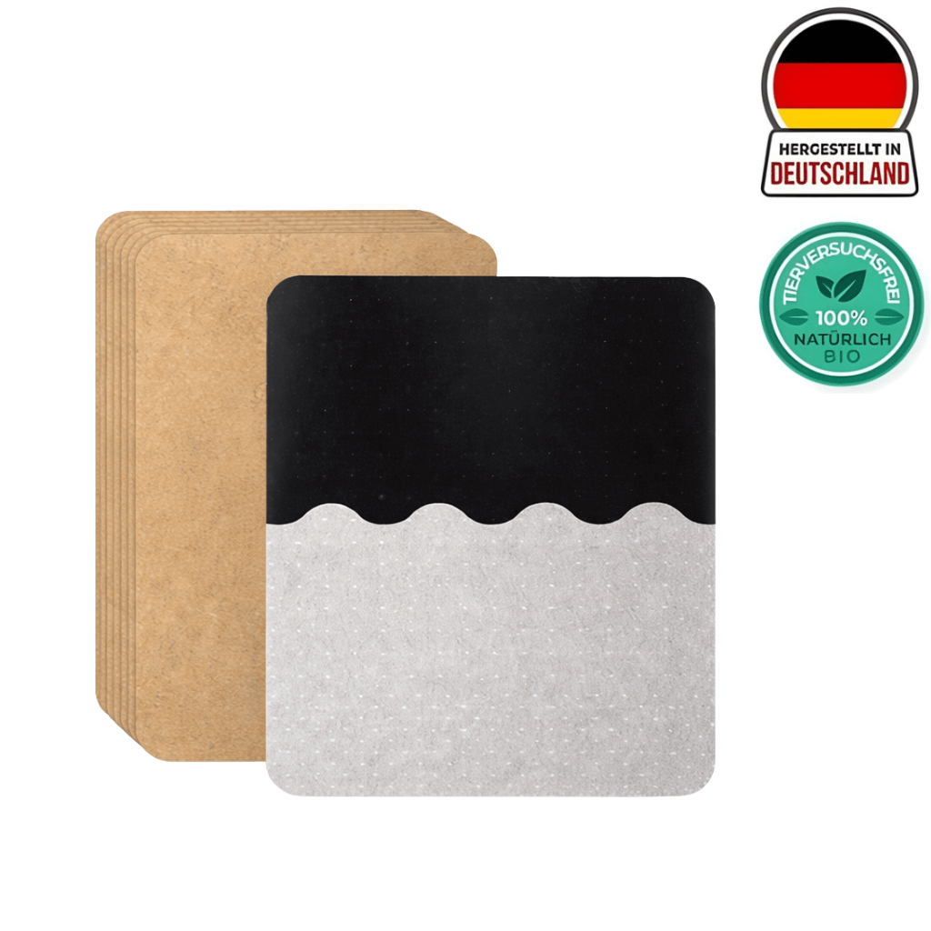 Kräuter-Schmerzlinderungspflaster in umweltfreundlicher Verpackung, hergestellt in Deutschland, 100% natürlich und bio.