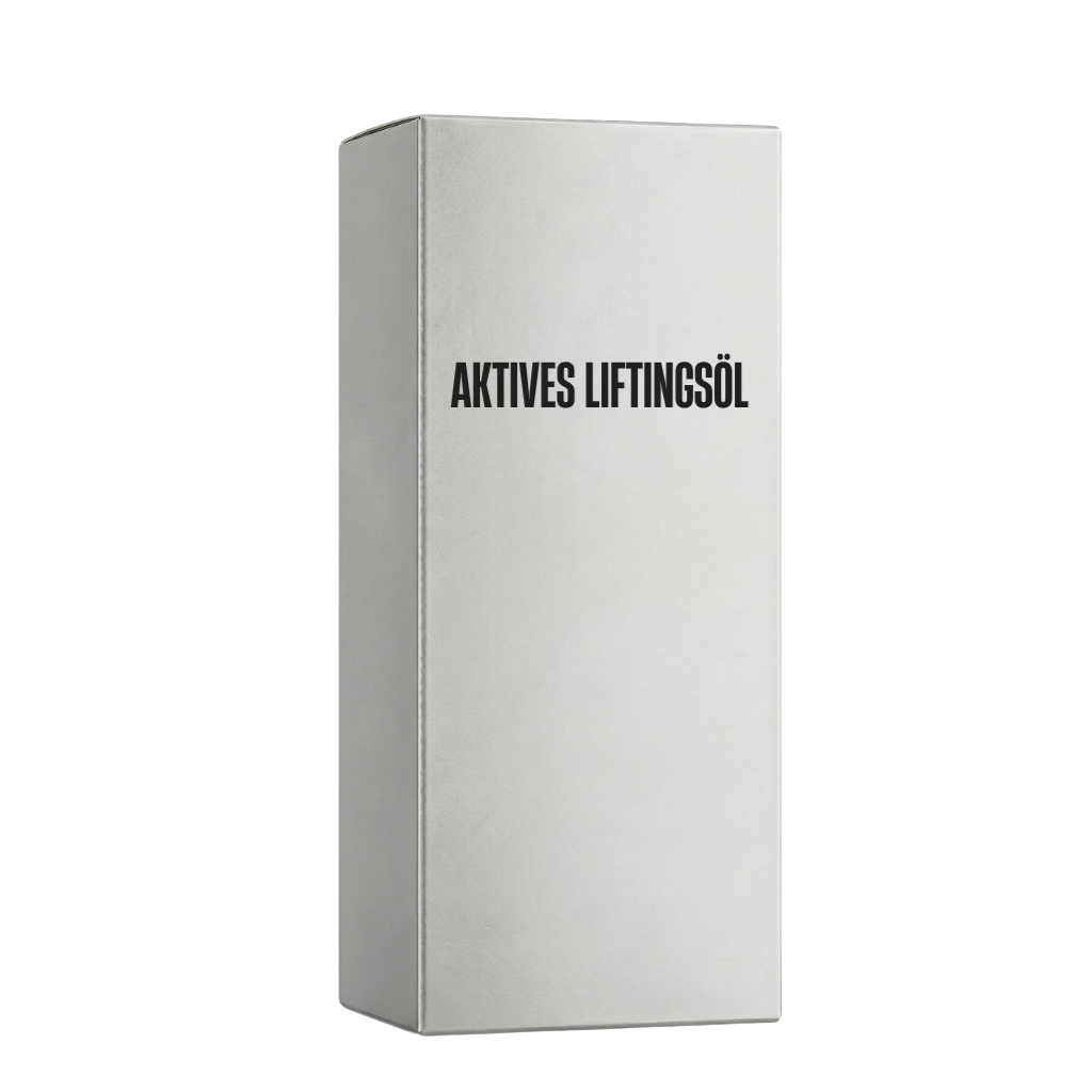 Aktives Liftingsöl in eleganter Verpackung, ein leichtes Schönheitsöl für ein strahlendes Hautbild.