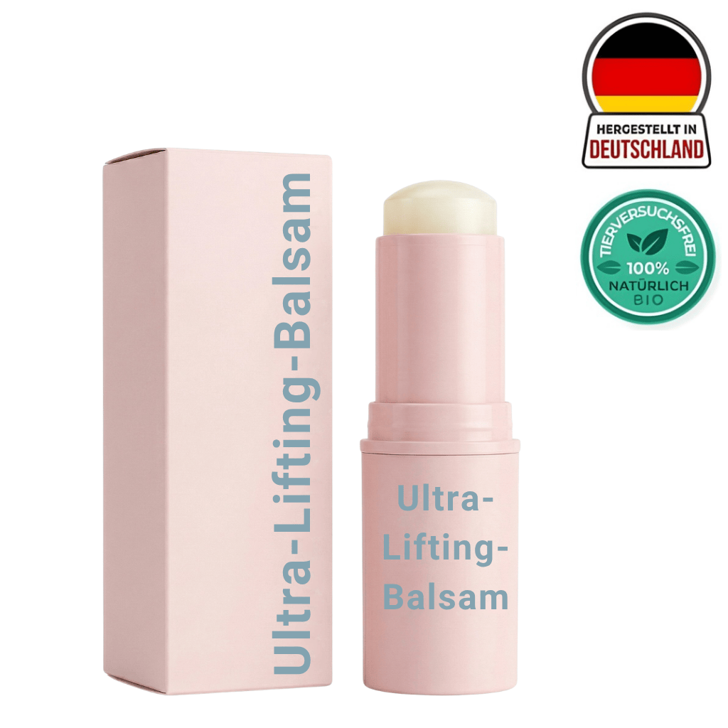 Ultra-Lifting-Balsam in einer zarten Verpackung, ideal für eine geschmeidige Hautpflege.