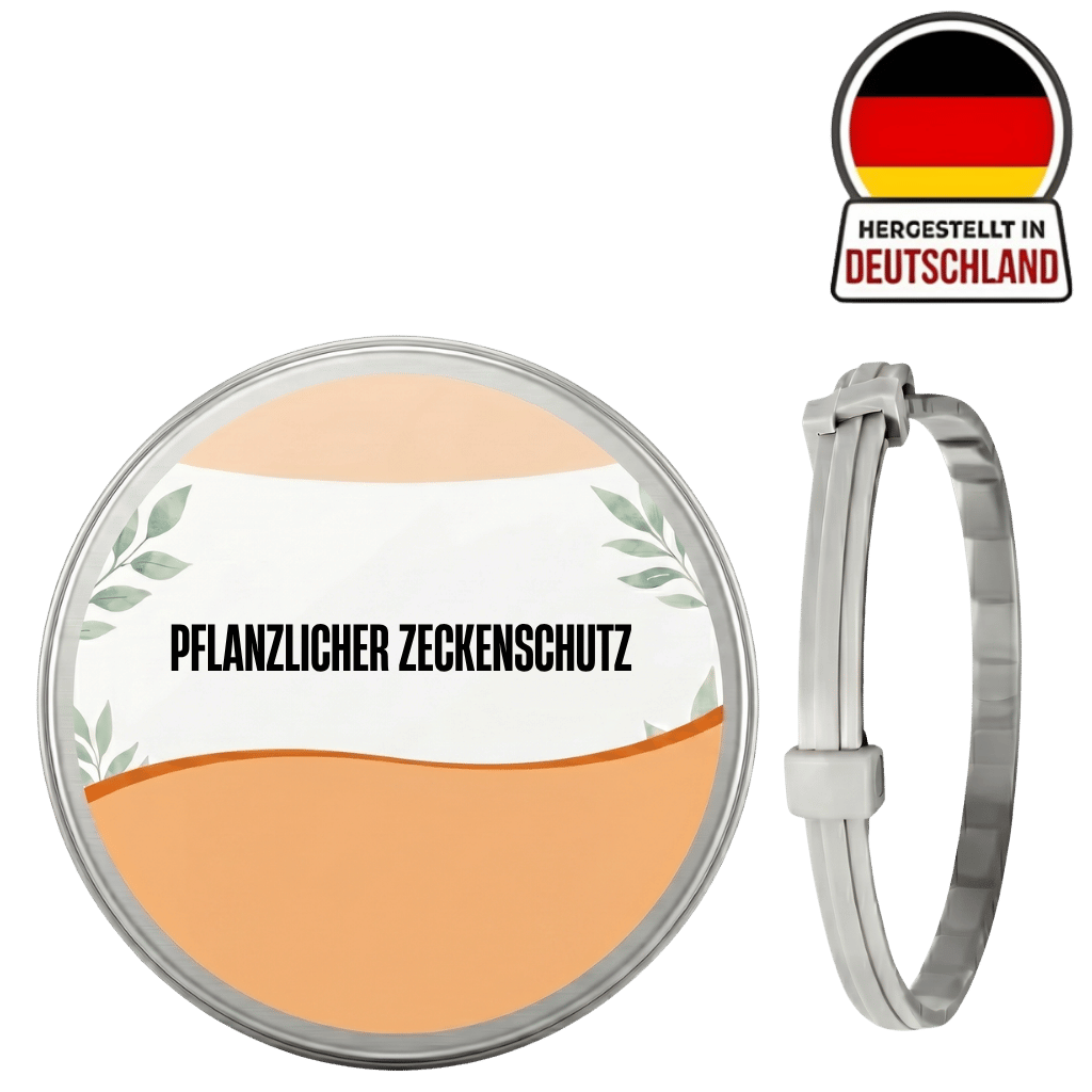 Pflanzlicher Zeckenschutz Halsband für Hunde mit deutscher Qualität, ideal für Fellpflege und Schutz gegen Zecken.