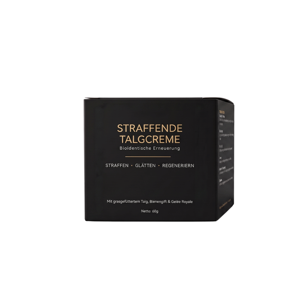 Verpackung der Straffende Talgcreme, 60g, zur Hautstraffung und -glättung.