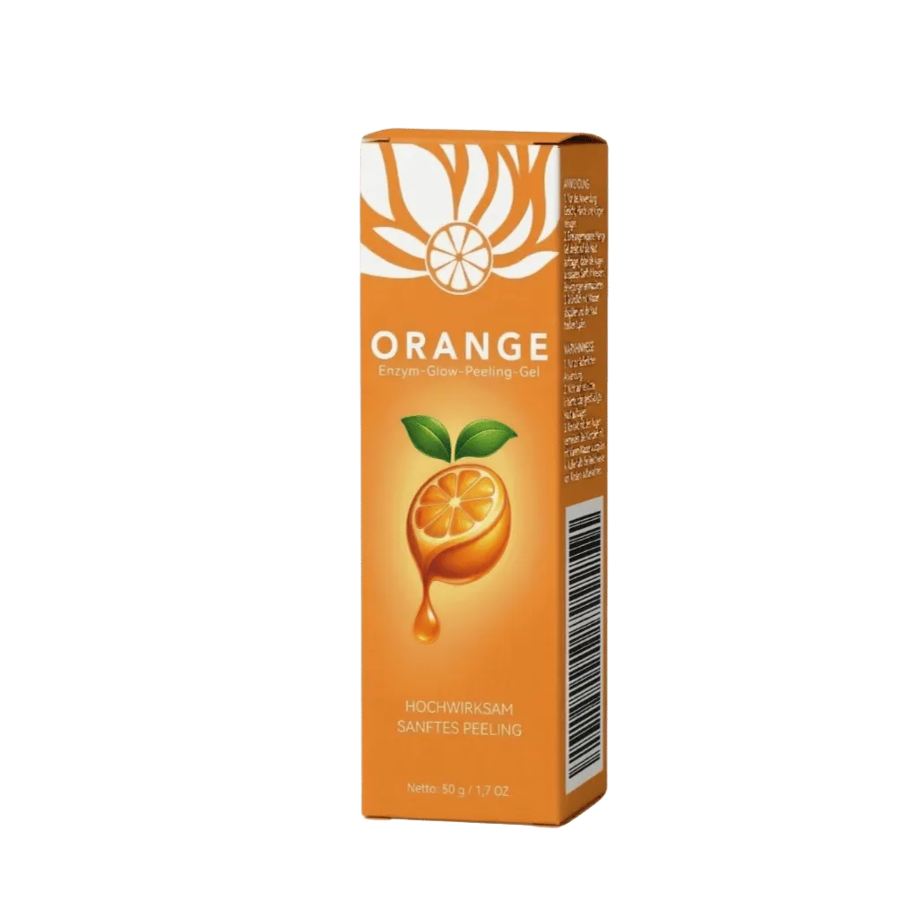 Orangen Enzym-Gel