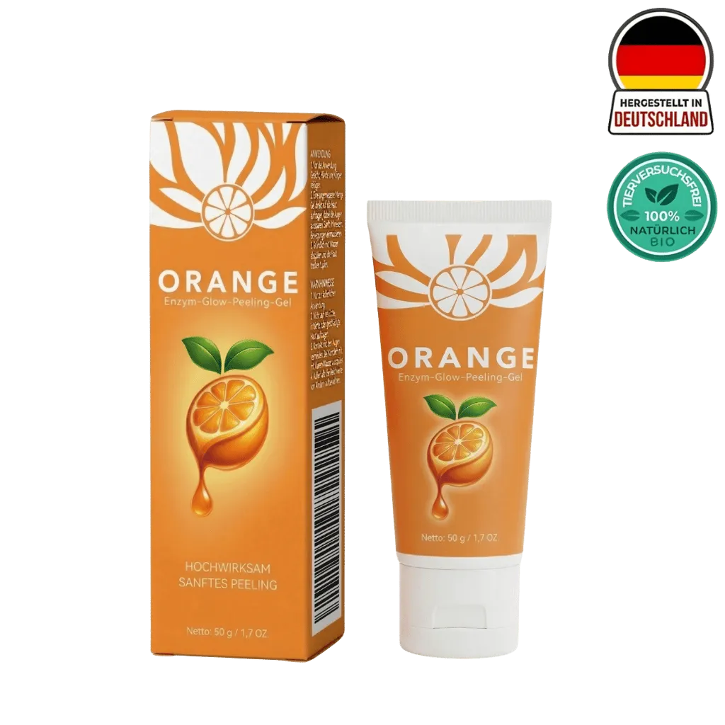 Orangen Enzym-Gel