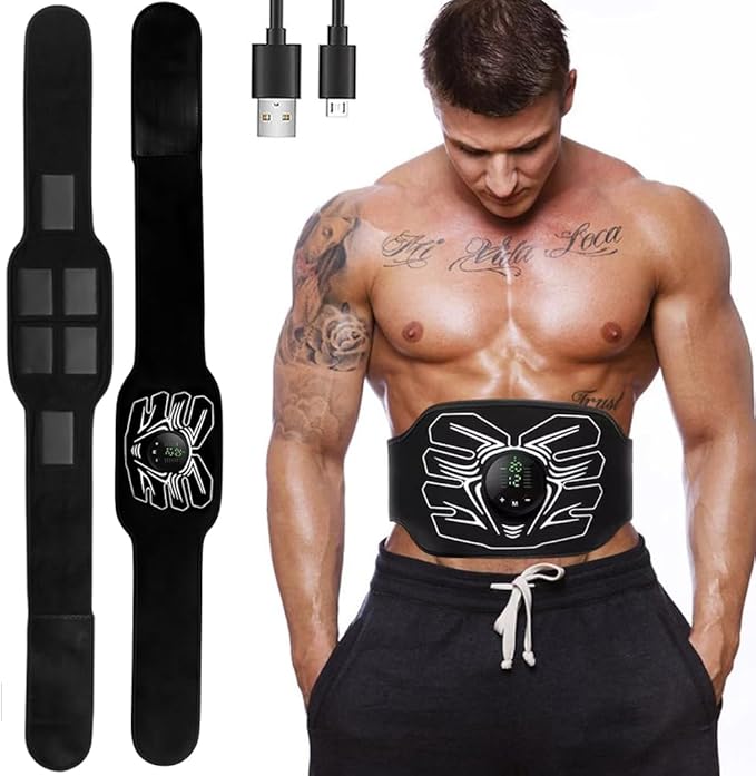 Medivita CorePulse EMS-Gürtel, wiederaufladbarer Bauchmuskelgürtel für Fitness und Wellness.