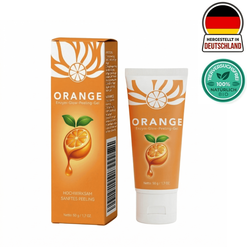 Orangen Enzym-Gel