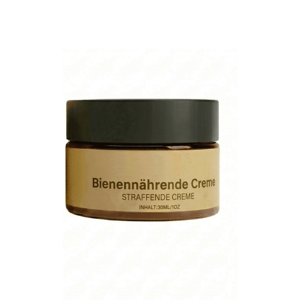 Premium Honig-Lifting-Creme in einem eleganten Tiegel für strahlende Hautpflege.