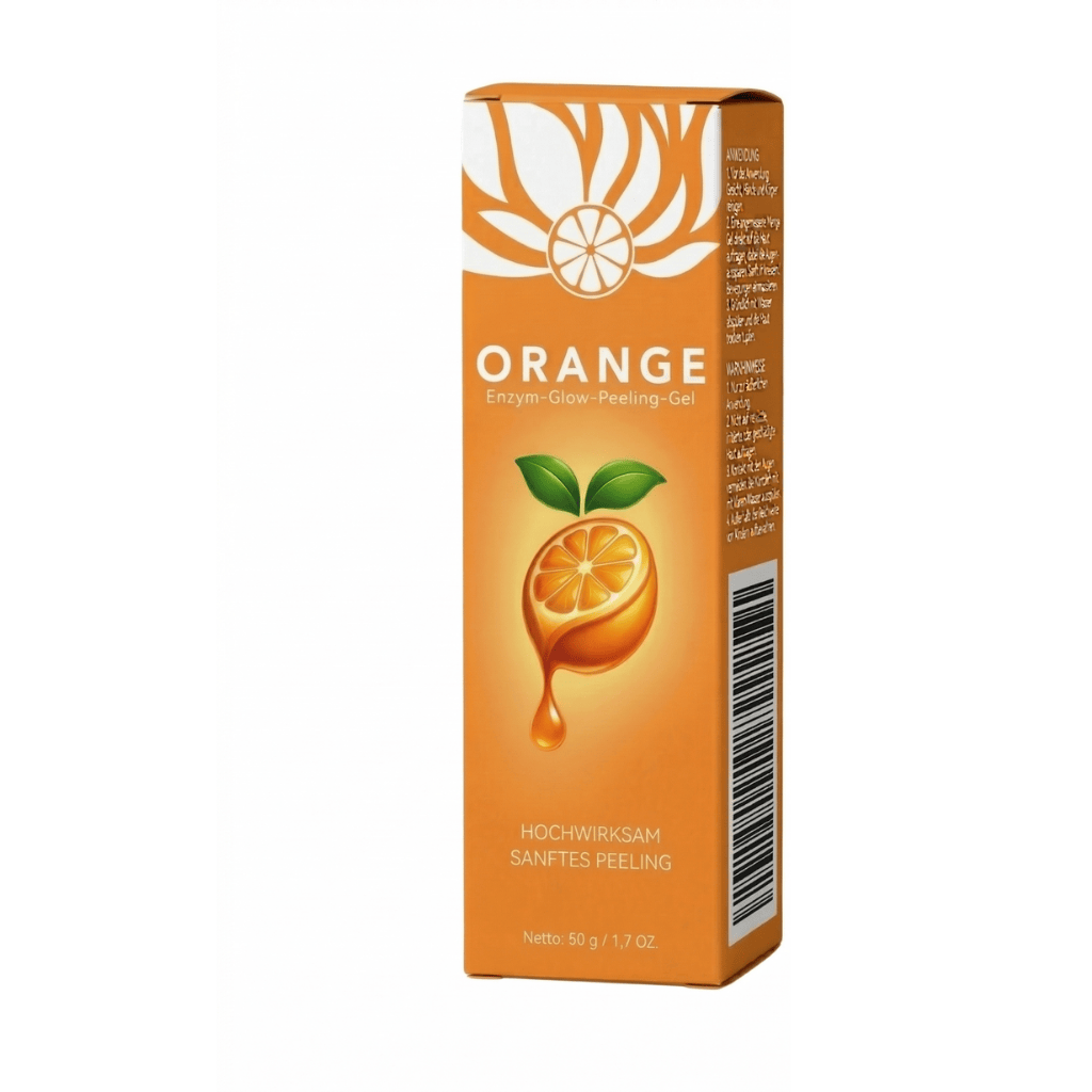 Orangen Enzym-Gel