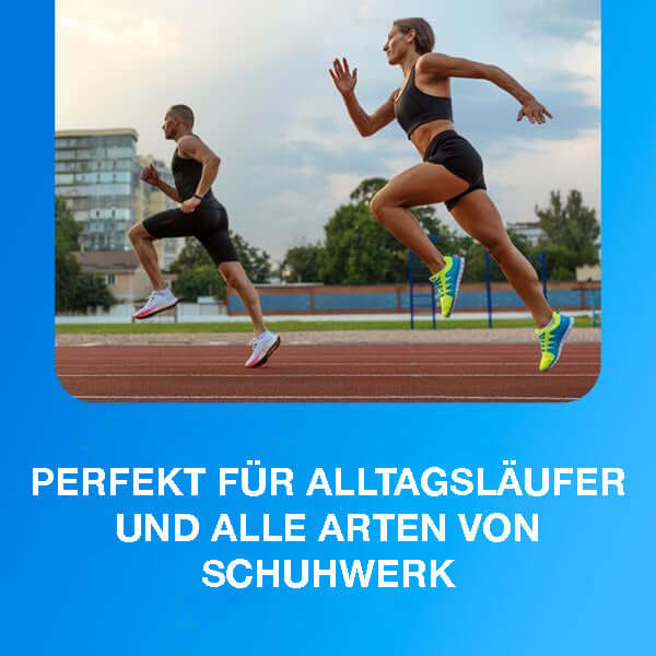 Medivita Orthopädische Einlegesohlen für sportliche Aktivitäten und Alltagsschuhe, perfekte Unterstützung beim Laufen.