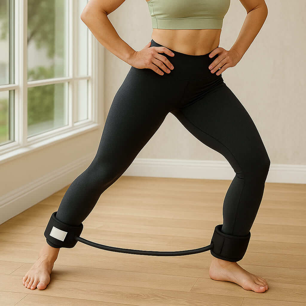 Frau nutzt Medivita FlexKern im Fitnessbereich für ein effektives Training der Tiefenmuskulatur.
