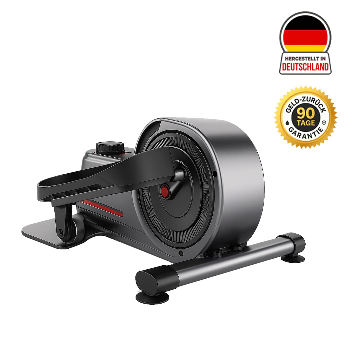 Medivita FlexiTritt Pro kompakter Ellipsentrainer für unter den Schreibtisch mit Garantie