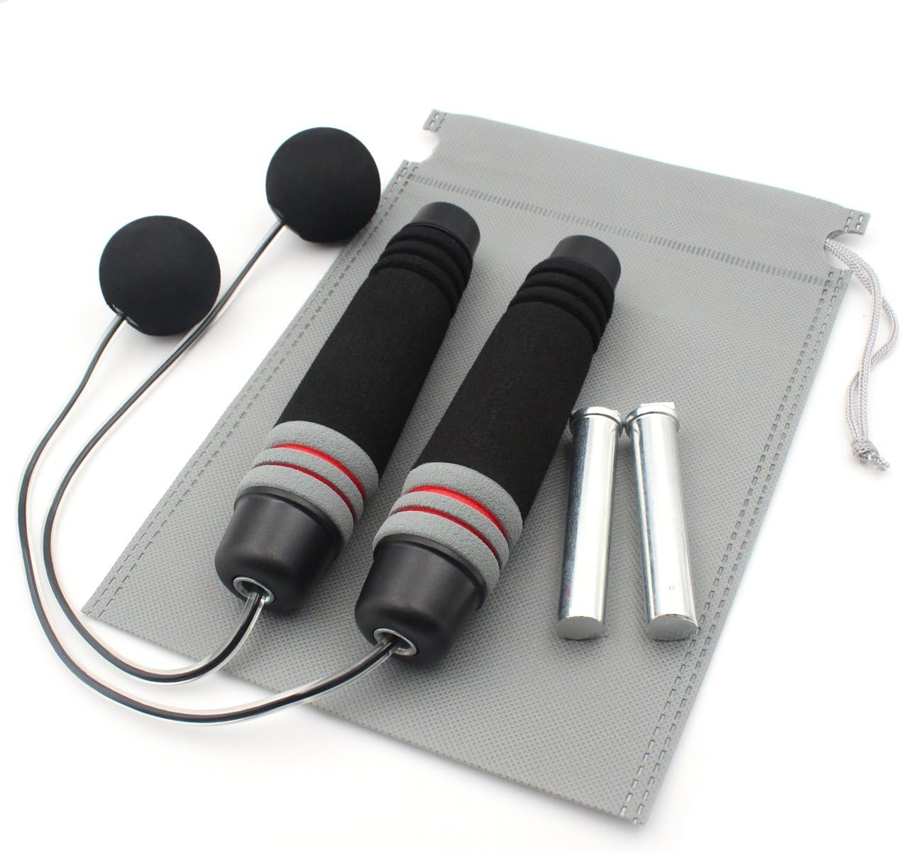 Medivita Gewichtssprungseil Ohne Seil – kabelloses Springseiltraining mit gewichteten Griffen.