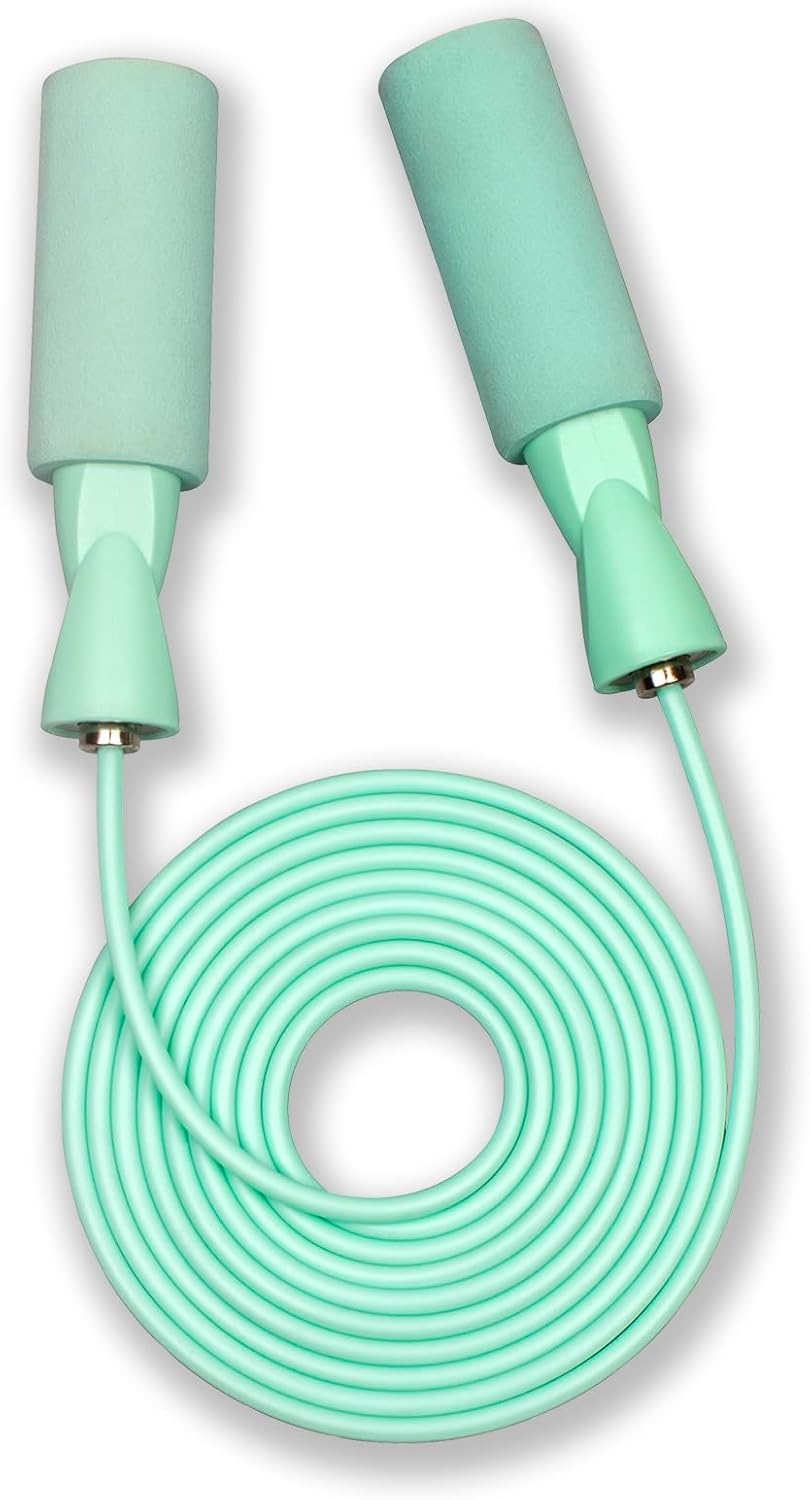 Medivita SpeedRope in mintgrün mit verstellbaren Griffen, ideal für Cardio und Ausdauertraining.