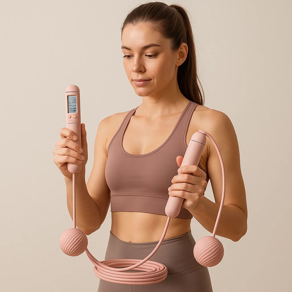 Medivita SpringFit Pro – kabelloses Springseil mit Zähler für effektives Training jederzeit.