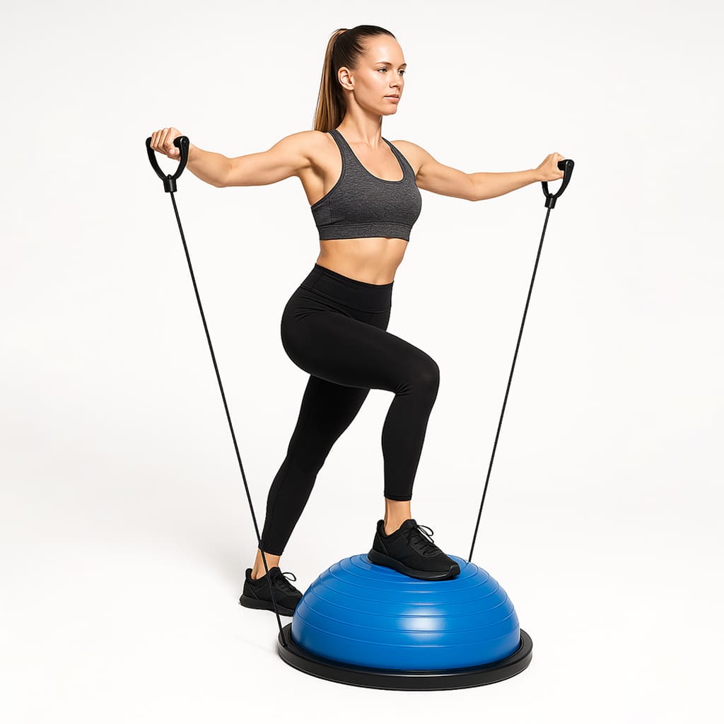 Medivita BalanceKern® – Training mit einem Halbkugel-Trainer für Stabilität und Kraft.