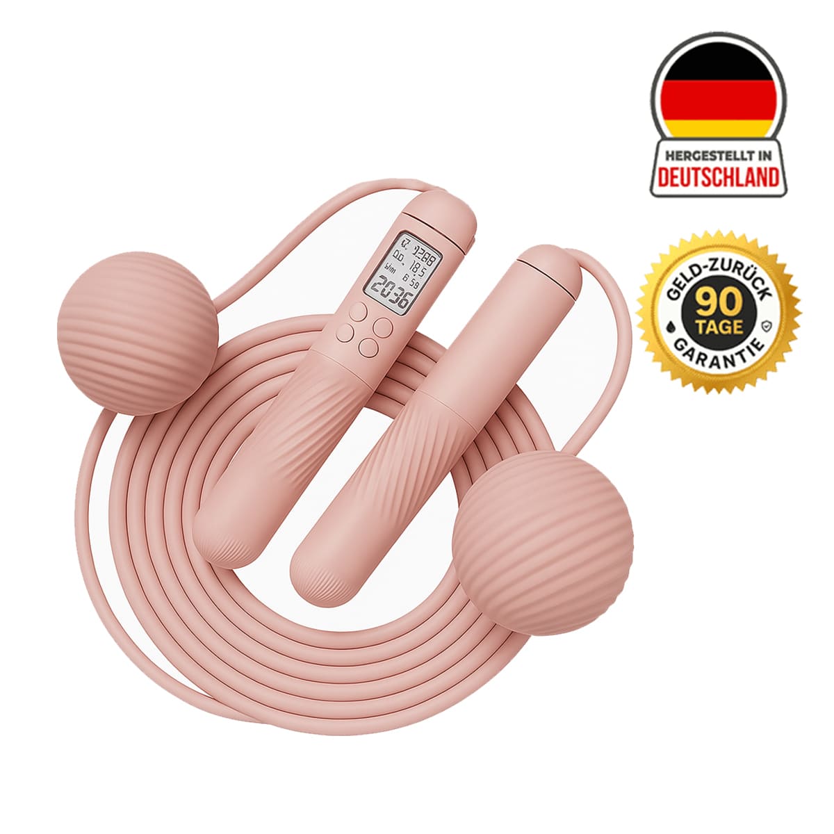 Medivita SpringFit Pro - kabelloses Springseil mit Zähler für effektives Training überall.